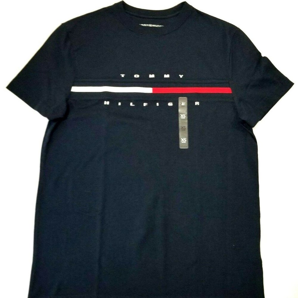 Tommy Hilfiger Men's T Shirt Short-Sleeve Tino Tee - Picture 1 of 5